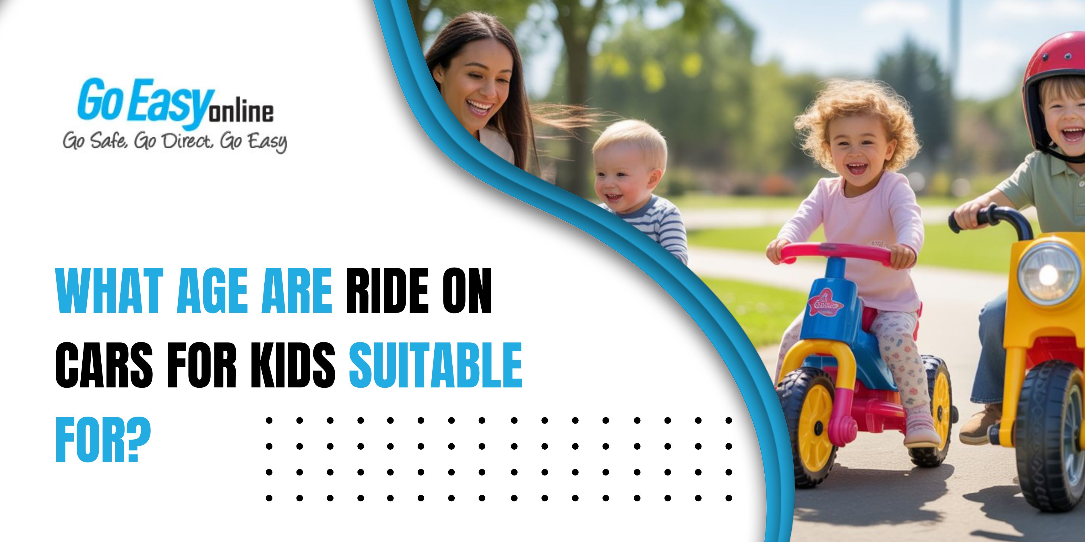 right age for ride on cars for kids